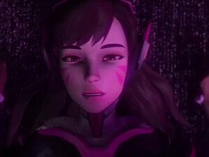 Посадил на член и трахнул D.Va в порно от первого лица