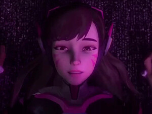 Посадил на член и трахнул D.Va в порно от первого лица