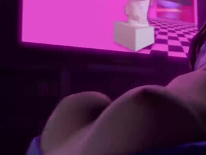 Посадил на член и трахнул D.Va в порно от первого лица