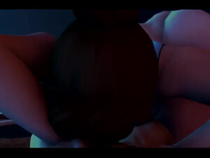 Сперма течет из носа Mei после мощного камшота в рот