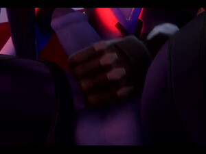 Widowmaker выпила для храбрости и трахнула Tracer в аниме порно