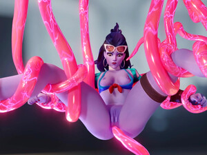 Widowmaker x Tentacles - Meltrib