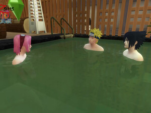 Сакура долбит Саске Учиху в Сексуальных источниках, а Наруто не ледяной