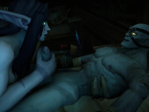 World Of Warcraft Bones ночной эльф