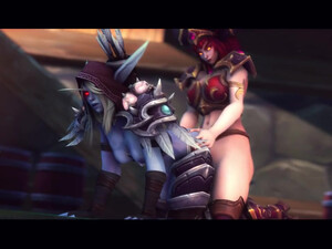 Ее королева - Алекстраза / сильвана World Of Warcraft Futanari