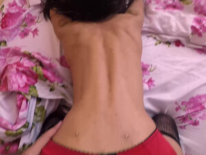 Парень помог студентке с курсовой и трахнул в позе раком от первого лица