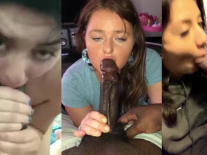 Порно подборка минетов больших чёрных членов