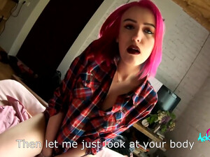 Вернулась с работы и не хочет давать парню, он просит хотя бы посмотреть на тело, в итоге страстно пендюрит и кончает в неё