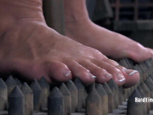 Облитая воском Trina Michaels корчится от боли в БДСМ порно