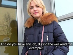 Пикапер сношает молодую студентку, желающую сниматься в порно за большие деньги