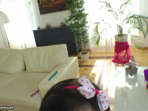 Красотка Delphina  просто кайфует когда её ебут в жопень