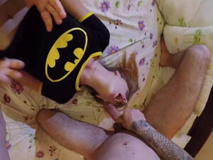 Домашний минет от красивой девушки перед сексом