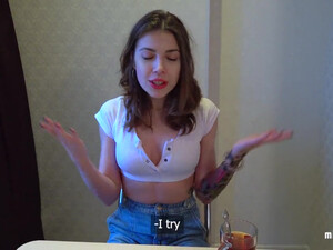 Развратная сестричка сосет член брата и трахается с ним раком