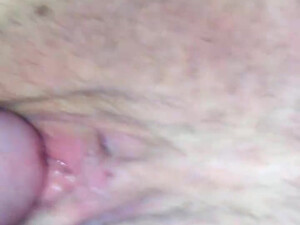 Пенис входит в половую щель крупным планом