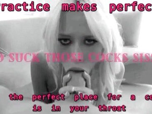 Sissy Face Fuck Deepthroat GIF