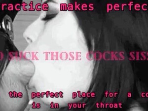 Sissy Face Fuck Deepthroat GIF