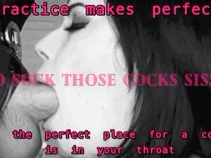 Sissy Face Fuck Deepthroat GIF