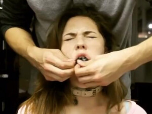 Redhead Gagged Fetish Bondage Babe BDSM Amateur GIF