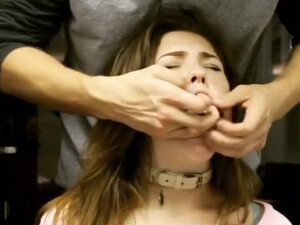 Redhead Gagged Fetish Bondage Babe BDSM Amateur GIF