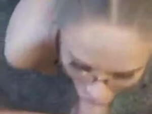 Master/Slave Deepthroat Cum GIF