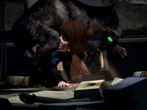 SFM Hardcore Deepthroat Cum Swallow Cum In Mouth Choking Cartoon Blowjob Big Tits Big Dick Big Balls GIF