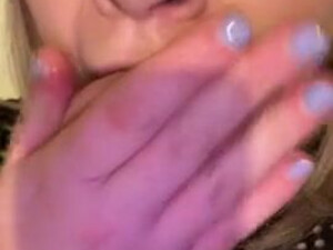 Spit Sloppy Huge Dildo Dildo Deepthroat Blowjob GIF