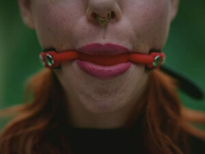 Ball Gagged BDSM GIF