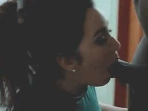 Karlee Grey Interracial Hair Pulling Deepthroat Blowjob Big Dick BBC GIF