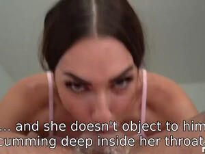 ThroatPie Sloppy Hotwife Deepthroat Cum Swallow Cum Cuckold Cheating Caption Boss Blowjob Big Dick GIF