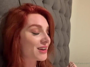 Teen Swallowing Redhead Gagging Gagged Face Fuck Deepthroat Cum Swallow Cum On Tits Cum In Mouth Blowjob BBC GIF
