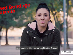 Униженная брюнетка любит жесткий секс