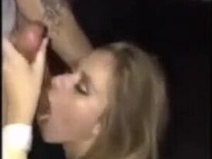 Wife Threesome Swingers Rough Hardcore Group Deepthroat Blowjob Blonde BBC GIF