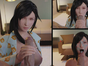 VR POV Kissing Hentai Handjob Deepthroat Cumshot Blowjob Animation 3D GIF