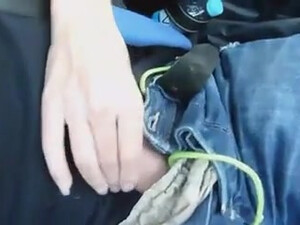 Едет Голая За Рулем